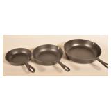 BSR #3,#5,#7 Cast Iron Skillets w/ Full Heat Rings