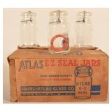 NOS Case Hazel-Atlas Wheeling, WV Canning Jars