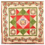 Vintage Printed Floral Pattern Quilt