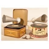 Bing Pigmyphone & Kiddyphone Toy Record Players
