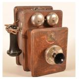 1901 Pat Swedish American Telephone Co. Wall Phone