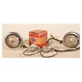 Vintage Chrome Backup Lights & Parking Lights