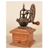 Unusual Vintage Table Top Coffee Grinder