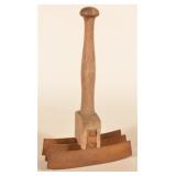 Great Antique Wood & Iron Food Chopper
