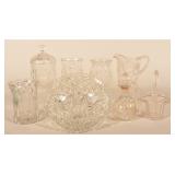 Antique Group Pressed Glass