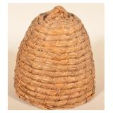 Vintage Rye Straw Bee Skep