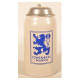5 Liter Lowenbrau Munich Beer Stein