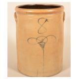 8-Gallon Bee Sting Cobalt-Decorated Crock