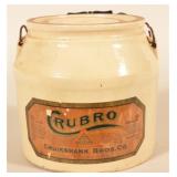 Lidded Cruikshank Bros Pittsburgh Preserves Crock