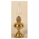 Rare Brass Junior Rayo Oil Lamp