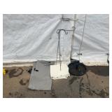 Outdoor Umbrella Stand With Metal Base