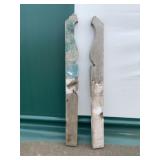 Pair Decorative Wood Porch Brackets