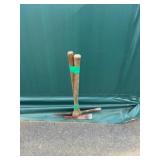 Vintage Pickaxes with Wooden Handles