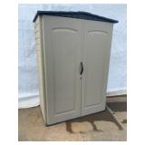 Outdoor Resin Storage Shed with Double Doors