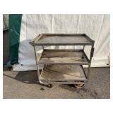 Three-Tier Stainless Steel Utility Cart