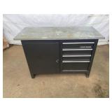 Craftsman Metal Workbench With Drawers & Cabinet