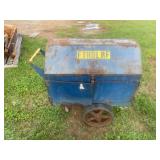 Blue Metal Rolling Tool Storage Chest