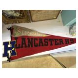Souvenir Pennants w/ Varsity Letter