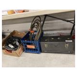 Toolbox w/ Extension Cords & Air Hose