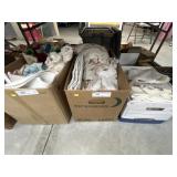 (3) Boxes Table Linens & Textiles
