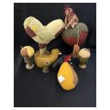 (3) Contemporary Folk Art Pincushions