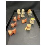 Cast Metal Hubley Animal Figurines