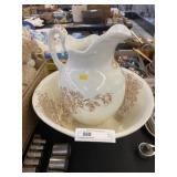 Porcelain Pitcher & Bowl