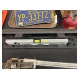 Laser Level w/ 3 - 24" Pipe Wrenches