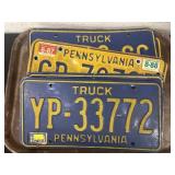 Asst. PA License Plates