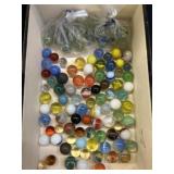 Asst. Glass & Agate Swirl Marbles