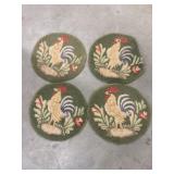 (4) Braided Chair Pads