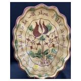 Breininger Redware Platter