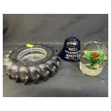 Paperweights w/ Adv. Ashtray