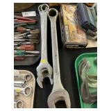 (8) Lg. Size SAE Combination Wrenches