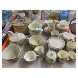Asst. Hall Wheat Pattern Dinnerware