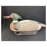 Russell Carved Wood Duck Decoy