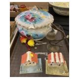 Vintage Christmas Ornaments w/ Chamber Pot
