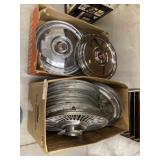 (2) Boxes Automotive Hubcaps