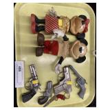 Vintage Cap Guns w/ Rubber Bodied Disney Dolls