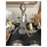 Punch Tin Chandelier