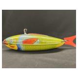 J. Chein Tin Litho Wind-Up Fish