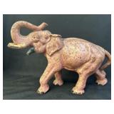 Cast Metal Elephant Still Bank