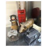Grp. Cast Metal Still Banks