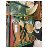 Scrimshaw w/ Sock Dryers, Woodenwares, Woven Baske