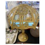 Slag Glass Table Light