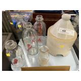 Asst. Milk Bottles w/ Chick Waterer