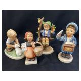 (4) Hummel Figurines