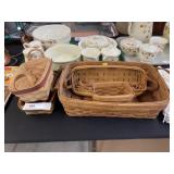 (5) Longaberger Baskets