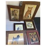 Grp. Folkart Framed Prints