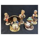 (5) Hummel Figurines